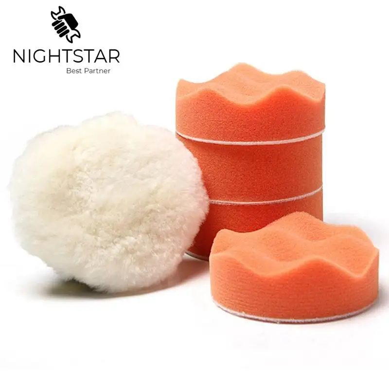 7 шт 4 дюйма полная полировка буферная прокладка комплект с адаптером для дрели