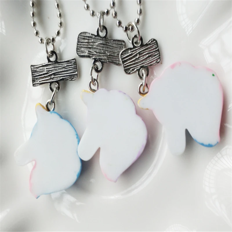 2020 популярные детские украшения лучший друг навеки Цепочки и ожерелья Единорог