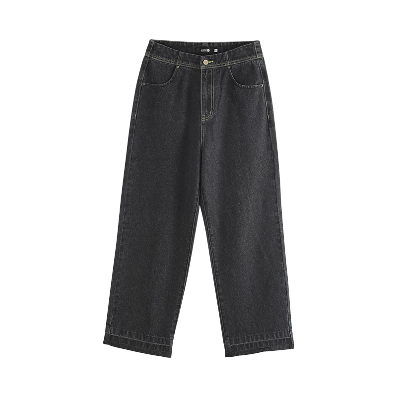 

Toyouth Jeans For Women Loose Vintage Harem Straight Denim Pants High Waist Chic Trousers