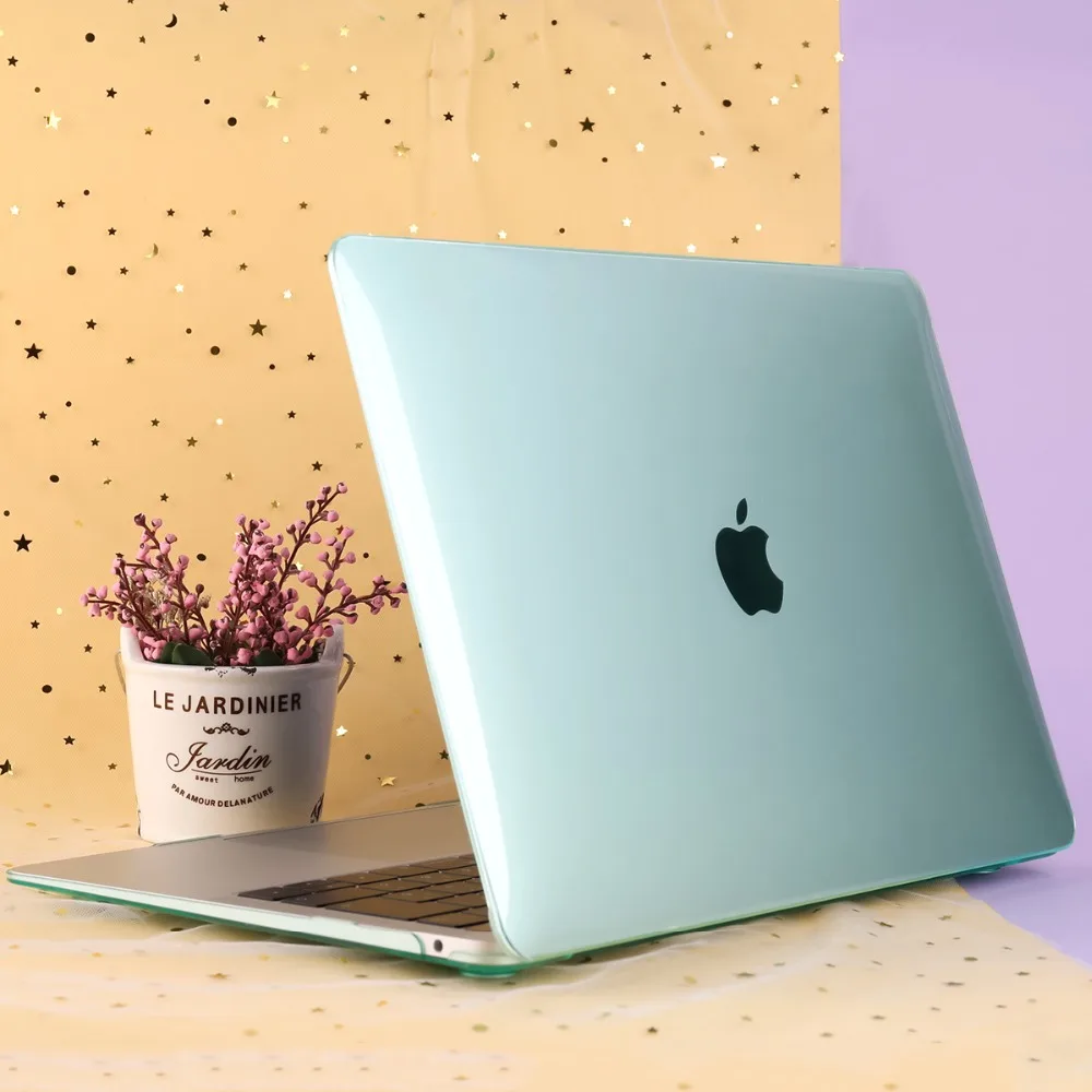 Прозрачный жесткий чехол для ноутбука + клавиатуры только Apple MacBook до 2017 года