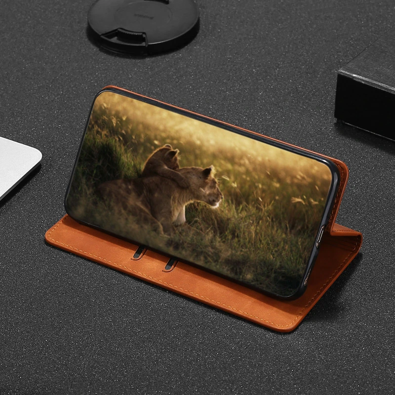 Чехол-книжка для Asus Zenfone 4 Max ZC554KL ZC520KL ZE554KL кожаный магнитный | Мобильные телефоны и