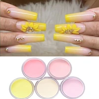 30g 2in1 pink series acrylic powder summer nail art decoration carvingdippingengraving manicure for french nails design 1oz
