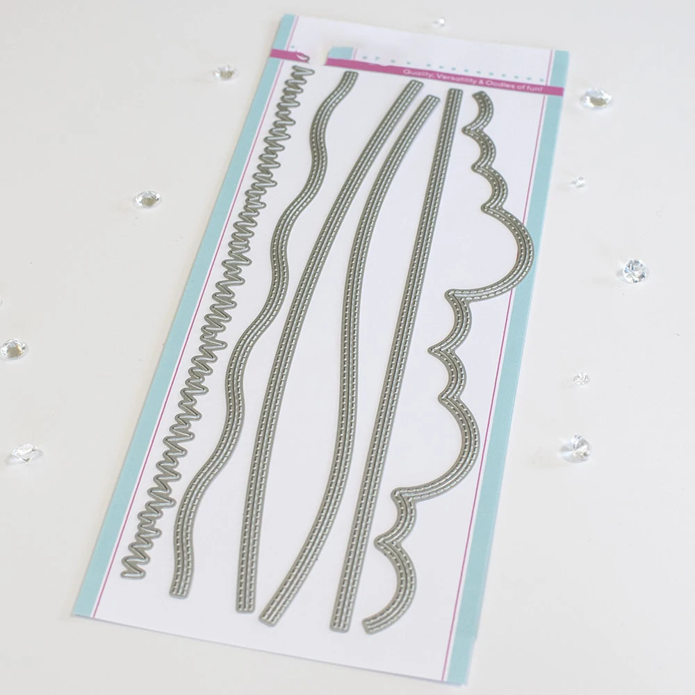 

Hills Mountains Wave Dividing Line Metal Cutting Dice And Stamps Stencils For Scrapbooking Stamps Embossing Mold Diy Paper Car