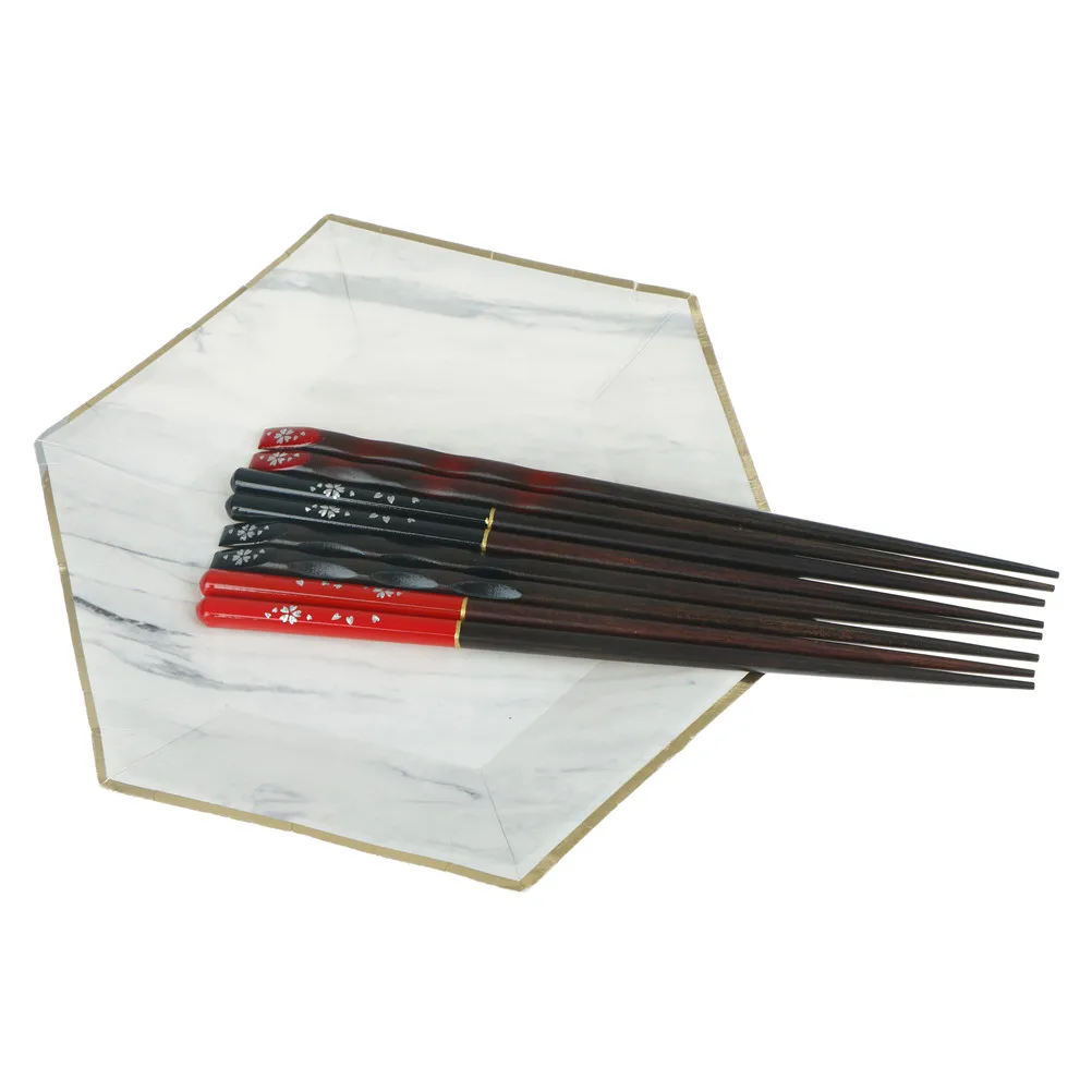 Экологичные многоразовые натуральные деревянные палочки для еды