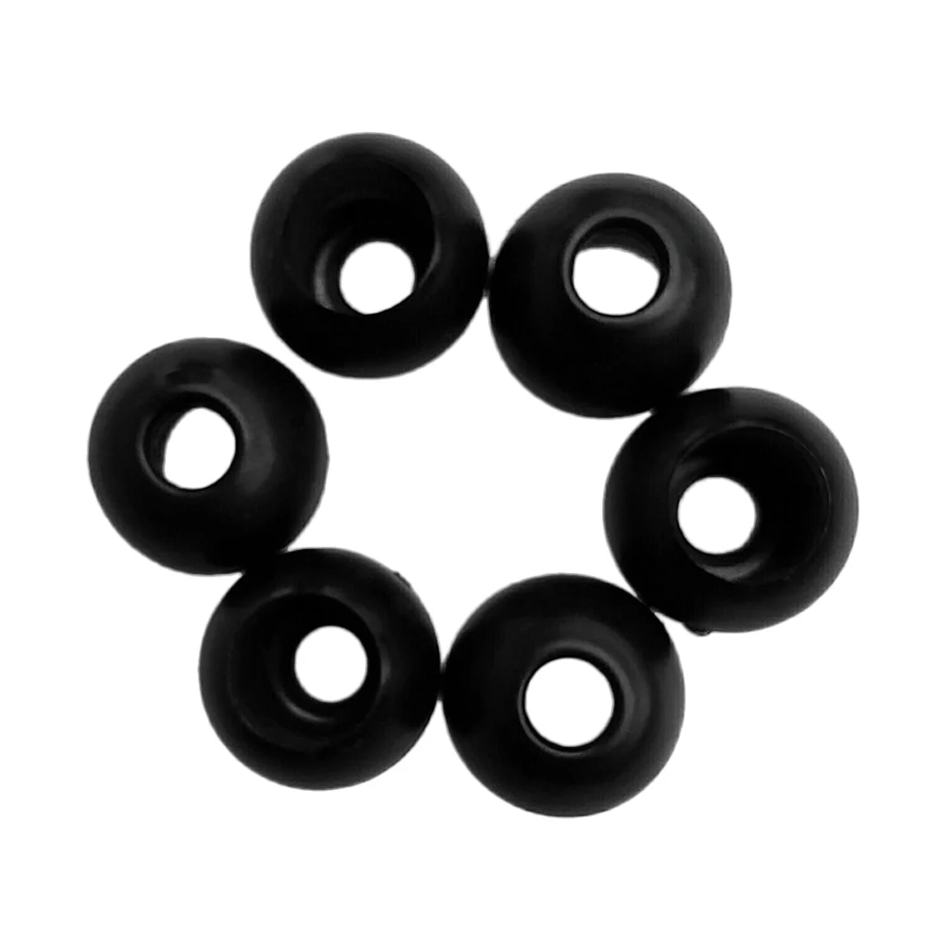6 Pieces Elastic Shock Cord Bungee Rope Toggle Round Ball End Lock Stopper Stop Buckles Gear Replacement | Спорт и развлечения