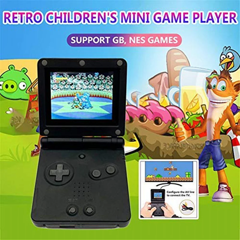Ретро игровая консоль 32 Bit 268 классические игры мини Портативная машина может