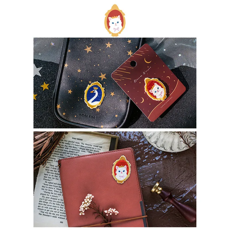 YaMinSanNiO DIY Cute Animal Series Embroidery Stickers for Clothes Patch on Backpack Jeans Patches Clothing Iron | Дом и сад