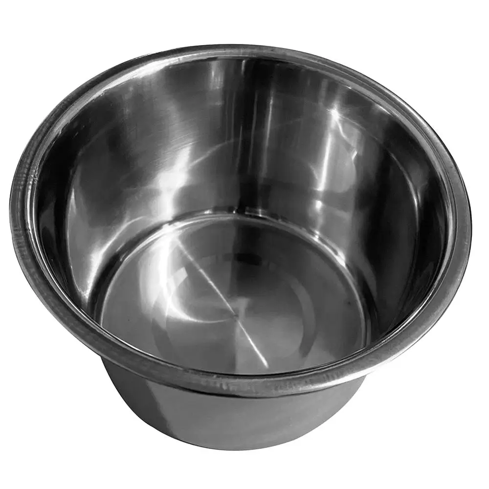 

1pc Stainless Steel Pots Stainless Steel Soup Basin Cake Handmade Seasoning Basin High Temperature Kitchen Multifunctional Tool