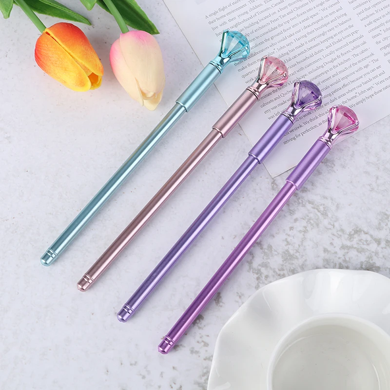 

4PCs Diamond Crystal Gem Flower Pen 5D Diamond Painting Point Drill Pen DIY Crafts Sewing Cross Stitch Embroidery Tool