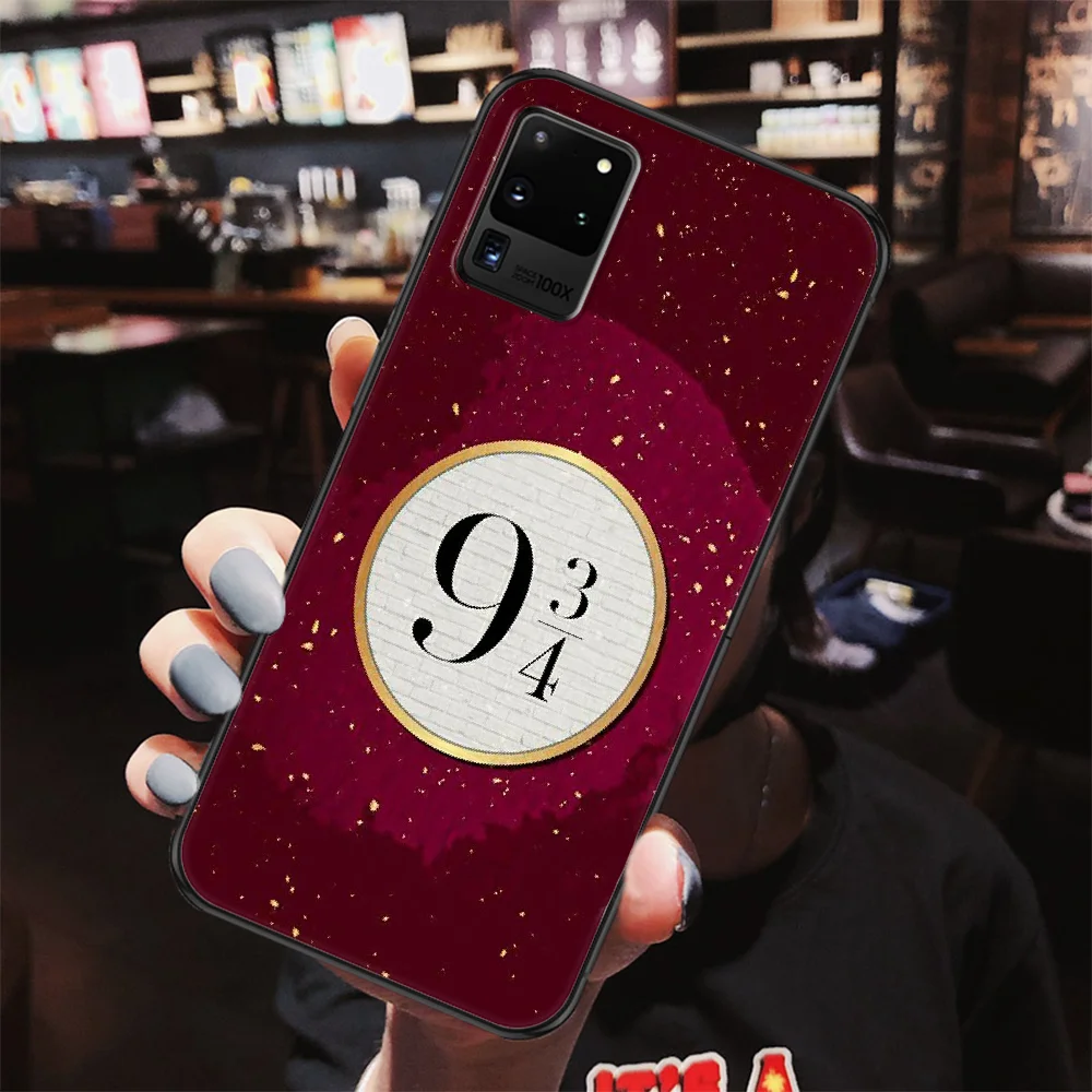 

Harries Magic Potters Phone case For Samsung Galaxy Note 4 8 9 10 20 S8 S9 S10 S10E S20 Plus UITRA Ultra black trend cell cover