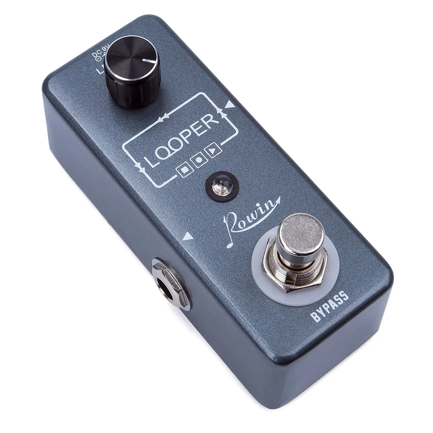 gitarre looper pedal rowin lef 332 für elektrische gitarre bass 10 min aufnahmezeit digital looper wirkung pedale free global shipping