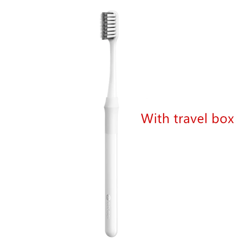white 1pc MI Mijia DOCTOR-B портативная глубокая зубная щетка с походная коробка профилактическая зубная щетка гигиена полости рта щетка для взрослых - Цвет: white 1pc