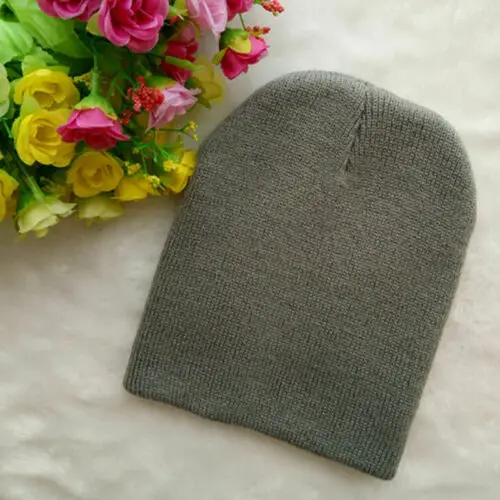 

New Baby Cap Knitted Beanie Boy Girl Toddler Infant Children Cotton Soft Cute Hat