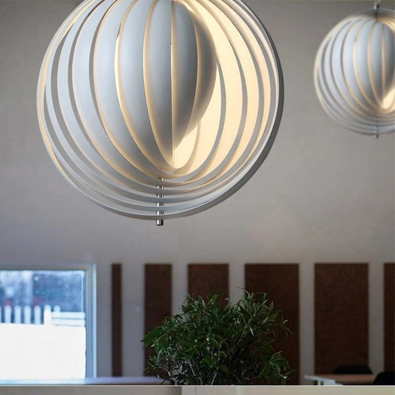 

Pendant Lights Nordic Modern Moon Art Hanging Lamp Home Living Room Decor Lamp Bedroom Restaurant Bar kitchen LED Lighting