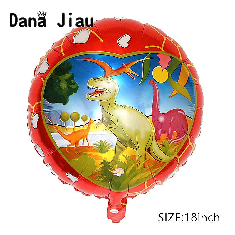 

Дана цзяу 18 дюймов динозавр тема вечерние гелиевые шары животное лес 6 лет вечеринка для мальчика день рождения вечерние украшения шар детс...