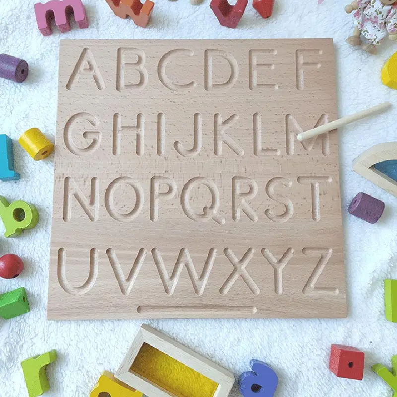 Языковая игрушка английская столица алфавит буквы доска Монтессори