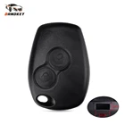 Чехол для дистанционного ключа Dandkey с двумя кнопками для Renault Megane Modus Espace Laguna Duster Logan Sandero Clio Kango для NISSAN