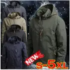 Ветровка мужская с капюшоном, модная уличная походная верхняя одежда, водонепроницаемая мягкая тактическая куртка в стиле милитари, 5XL, весна-осень