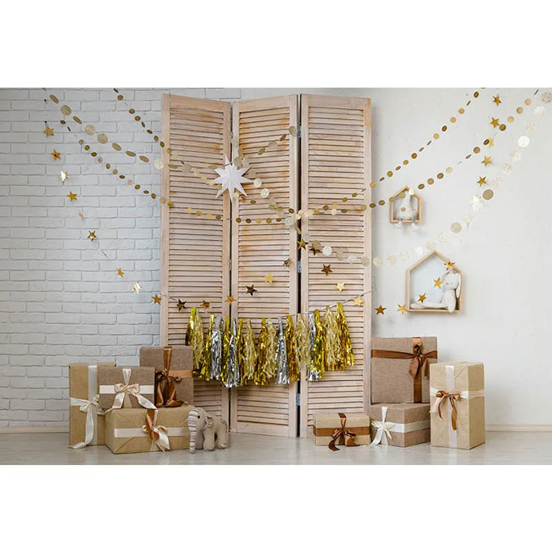 

Подарки на день рождения Декор Фон для фотосъемки с Деревянной Стеной Вечерние Декорации фон для фотосъемки Фотостудия