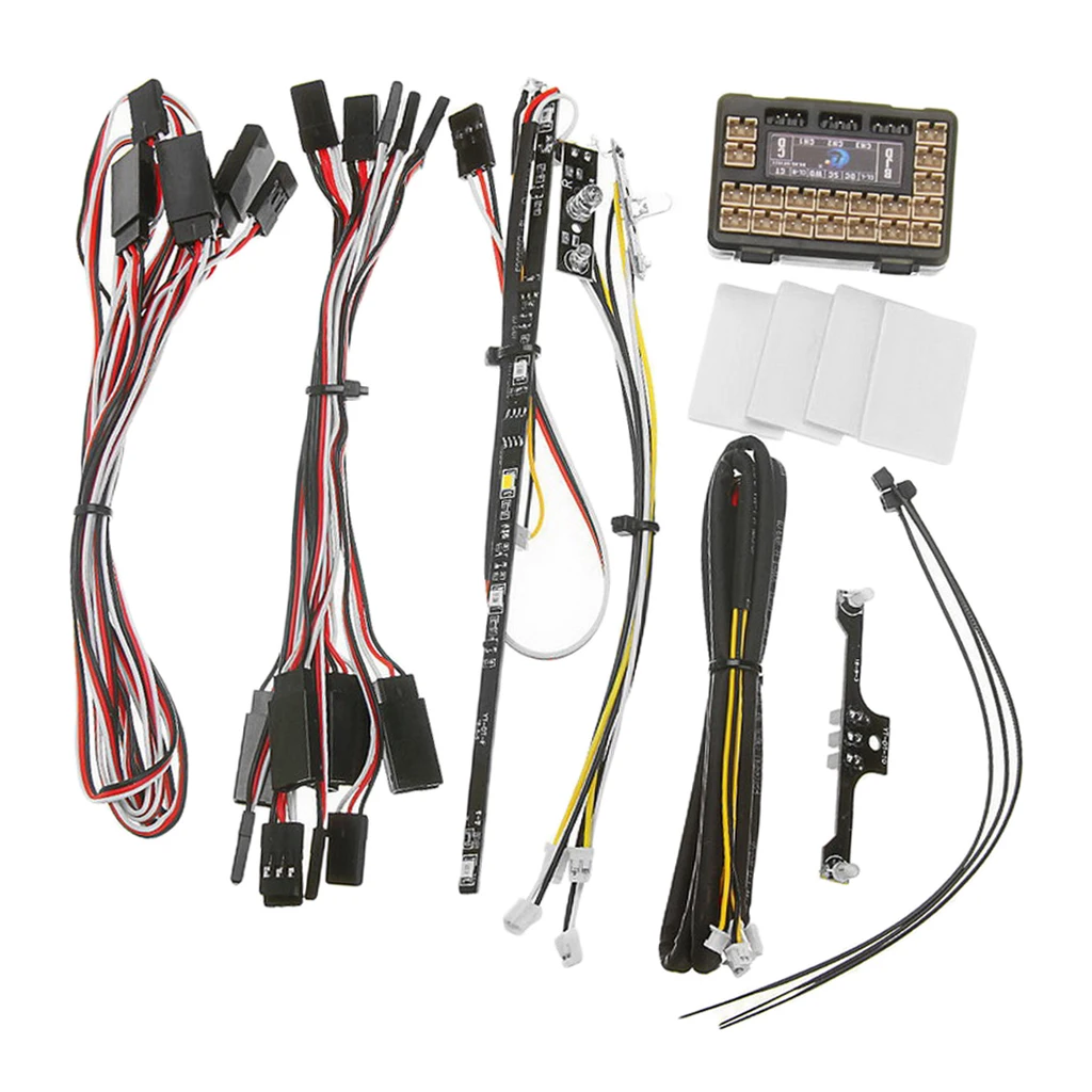 

HG P402 RC Car LED Light Kit IC Mainboard for 1/10 1:12 RC Car Parts WE7021