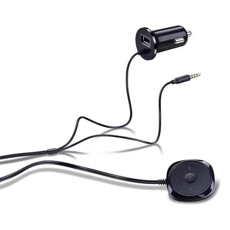 Bluetooth-совместимый адаптер 3 0 AUX для автомобильного шумоподавления музыкальный