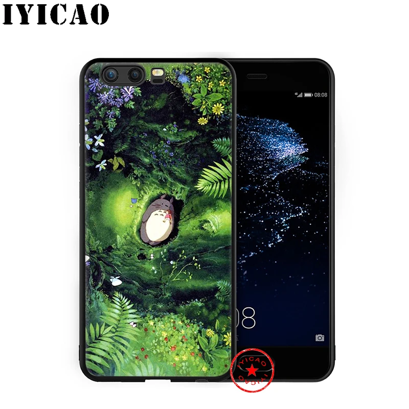 IYICAO Мой сосед Тоторо мягкий чехол для huawei P30 P20 P10 P9 P8 2017 2016 2015 P Smart Z Plus 2019 mate 20 10 Lite Pro