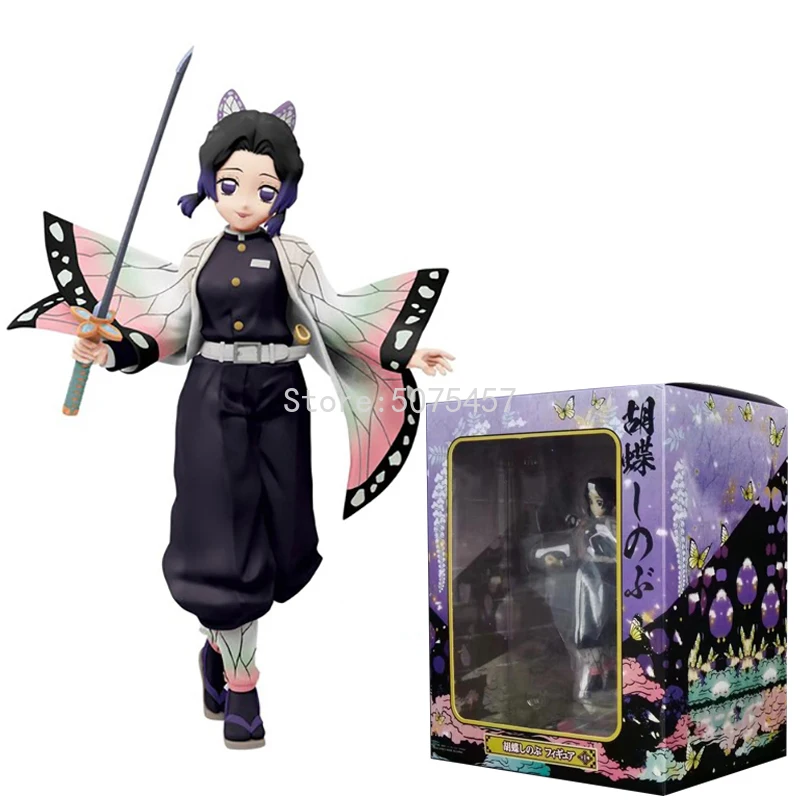 

18cm Kimetsu No Yaiba Action Figure Ichiban Kuji Kochou Shinobu Anime Figure Demon Slayer Kochou Shinobu Figurine Model Toys
