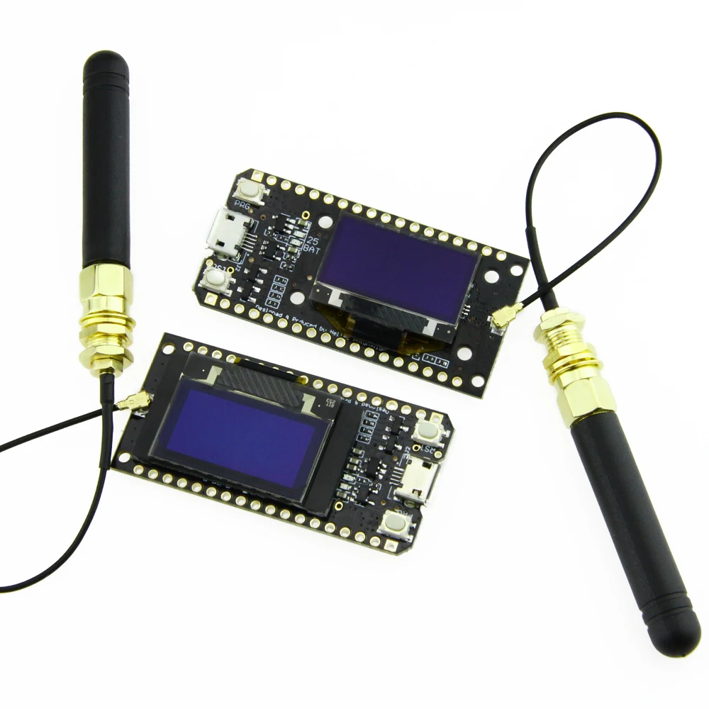 

LILYGO® TTGO 2Pcs LORA32 V1.0 868/915MHz ESP32 LoRa OLED 0.96 Inch Display Wireless Module WIFI Bluetooth Development Board