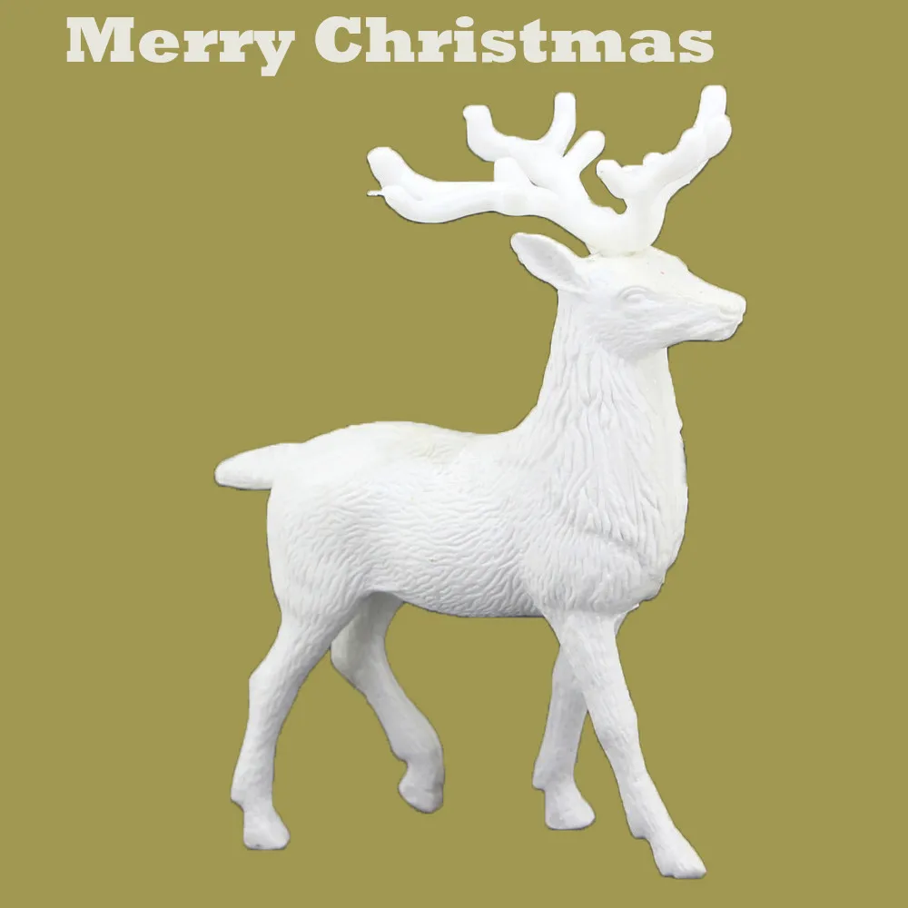 Белый олень Рождество ребенок кукла Декор для дома вечерние декоративные