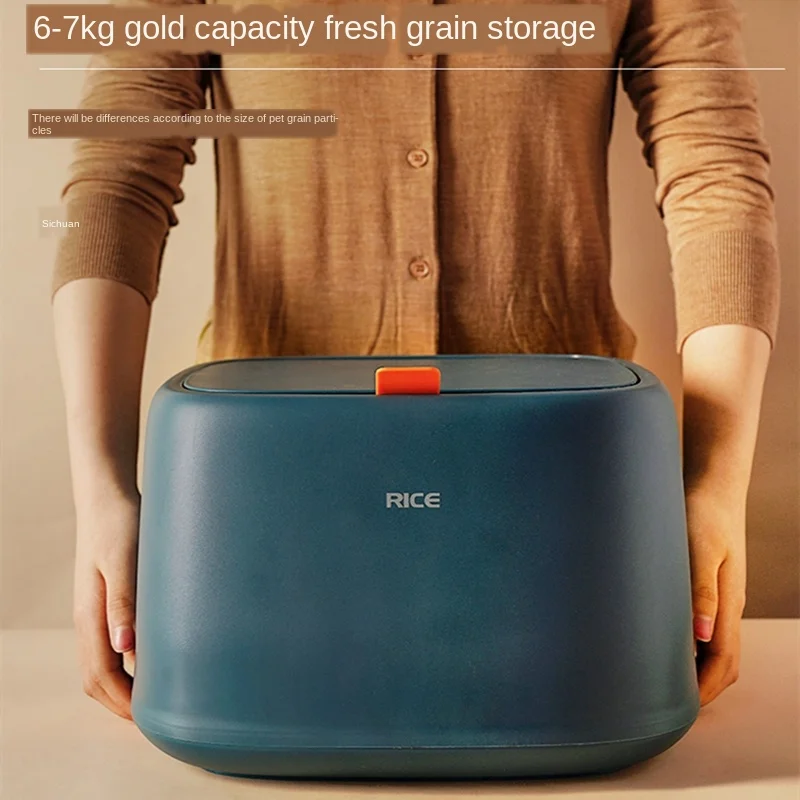 Ведро для хранения еды собак и кошек влагостойкий герметичный цилиндр в
