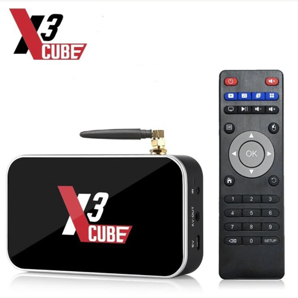 

Smart TV Box X3 Plus Android 9.0 S905X3 Quad Core ARM Cortex-A55 CPU 2.4G / 5G Wifi 1000M BT 4.2 4K HD Set Top Box Smart Tv Box
