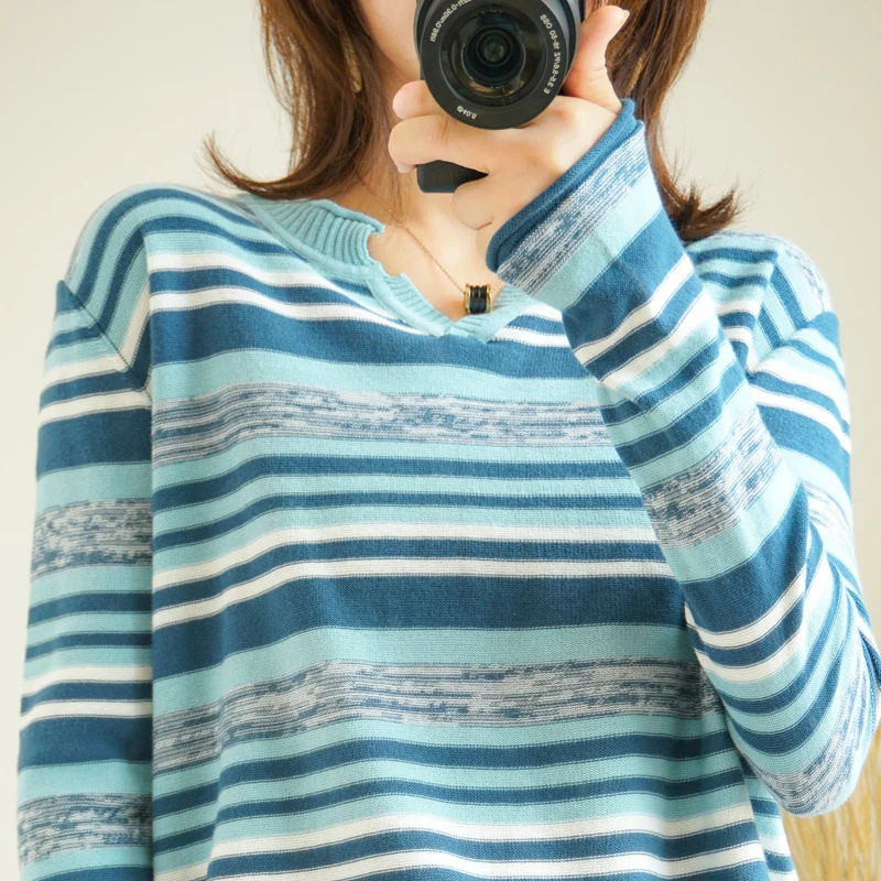 Autumn Winter Women's Sweater Women Clothes 2020 Korean Vintage Pullover Warm Tops Knitted Sweaters Pull Femme Hiver ZT4653 | Женская