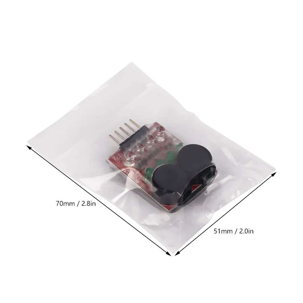 ACEHE 1 шт. 7,4 V-14,8 V 2 S-4 S сотовый Lipo Батарея оповещение о низком напряжении зуммер Двойной Динамик светодиодный индикатор Прямая