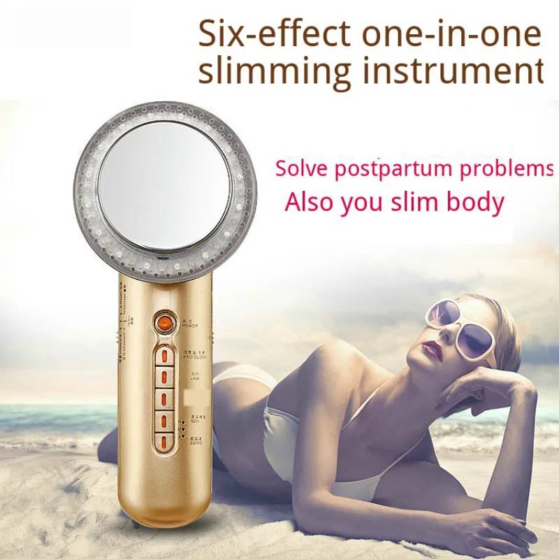 Микропоток EMS массажер для похудения ультразвуковой инструменты боди шейпинга