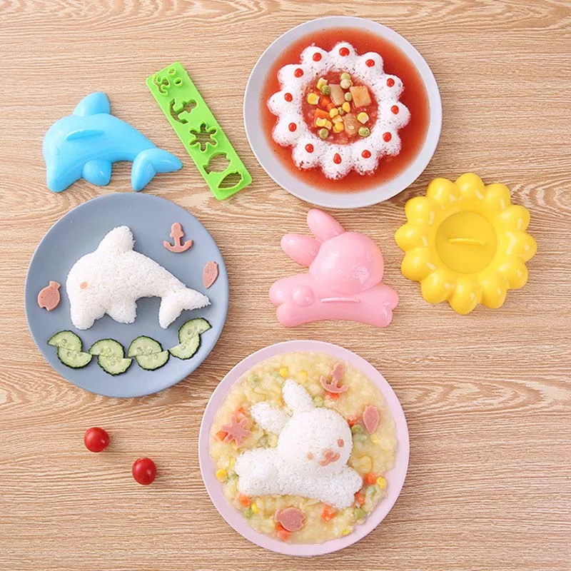 4 шт./компл. милая детская мультяшная игрушка кролик Дельфин суши Сделай Сам