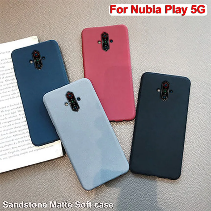 Чехол для ZTE Nubia Play чехол NX651J с песочным камнем мягкая задняя крышка NX 651J тонкий
