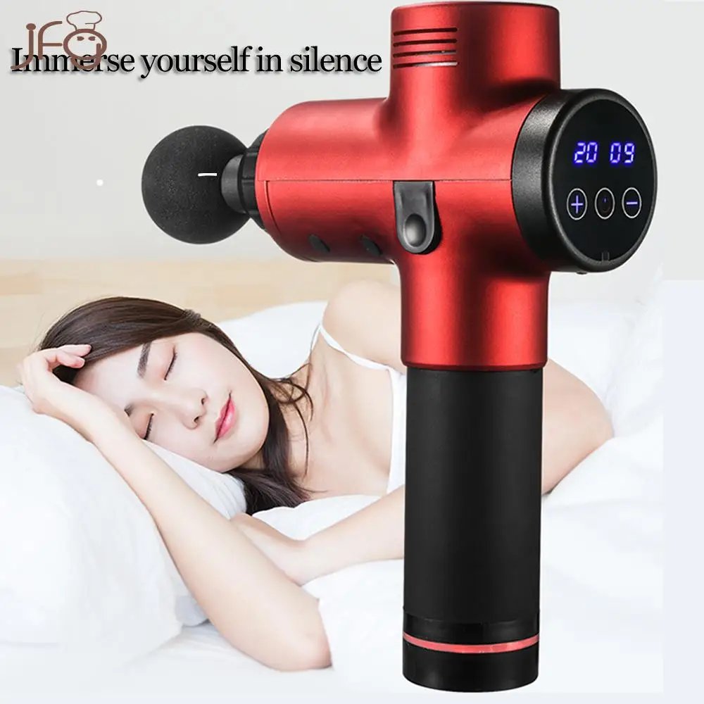 Muscle Massage Gun Deep Tissue Massager Therapy Exercising Pain Relief Body Shaping LED | Дом и сад