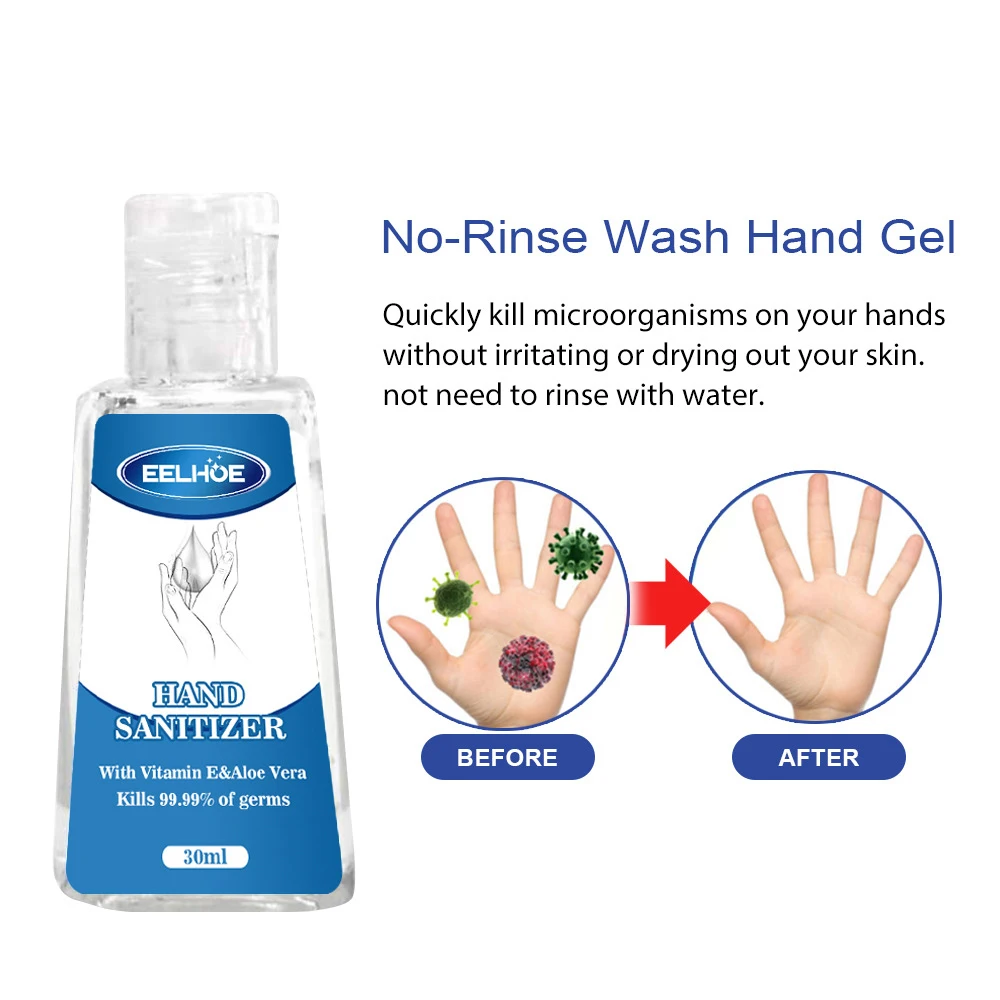 50ml Travel Portable Hand Sanitizer Gel Disposable No Clean Waterless Anti-Bacteria Moisturizing Liquid | Дом и сад