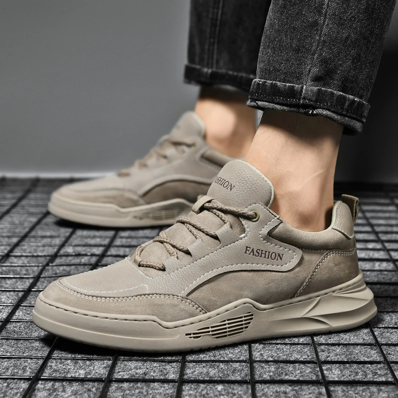 

Туфли мужские из натуральной кожи, повседневные водонепроницаемые дышащие, на шнуровке, оксфорды, модная обувь, Осень-зима