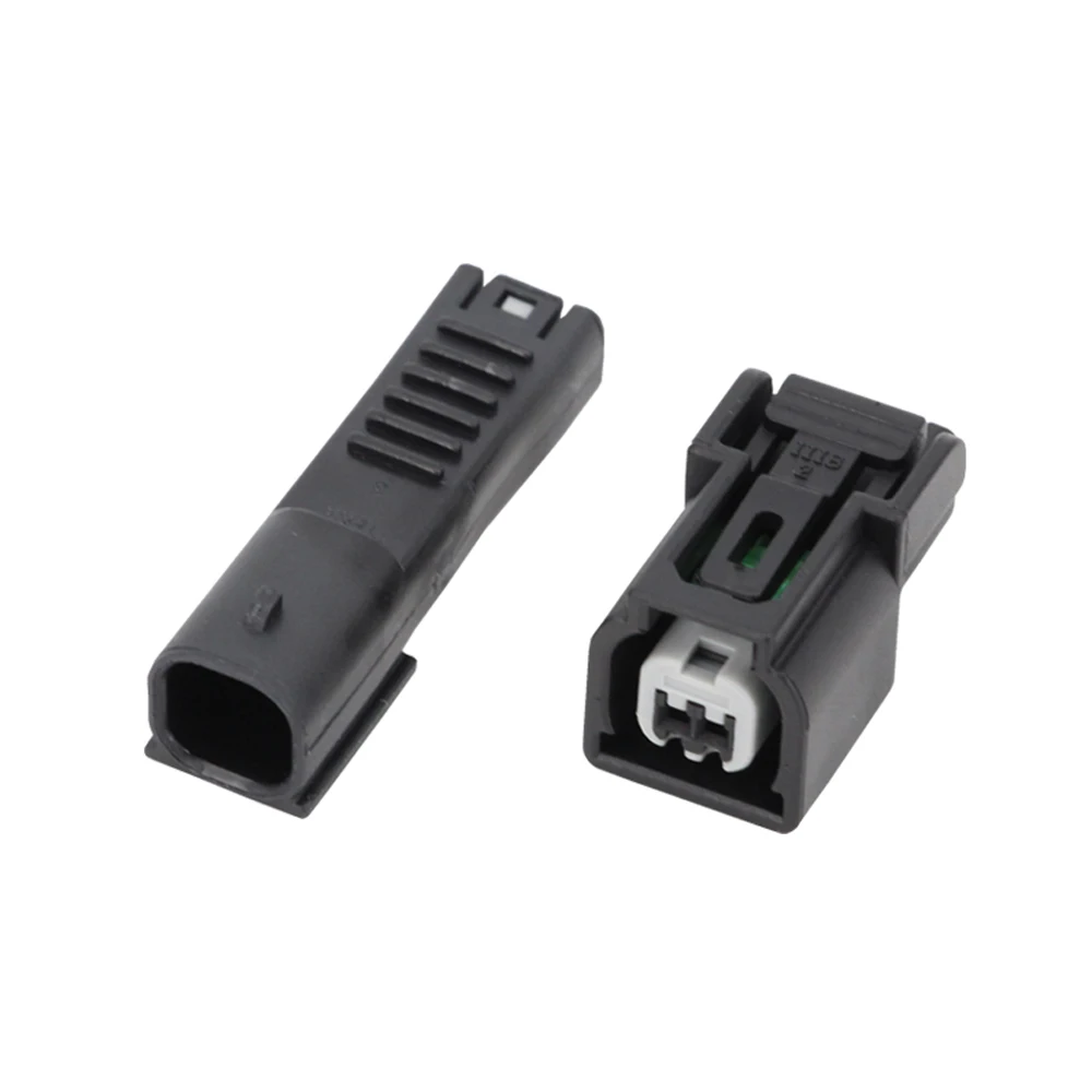 2 пиновый Мужской авто топливный инжектор электронные Водонепроницаемый разъем