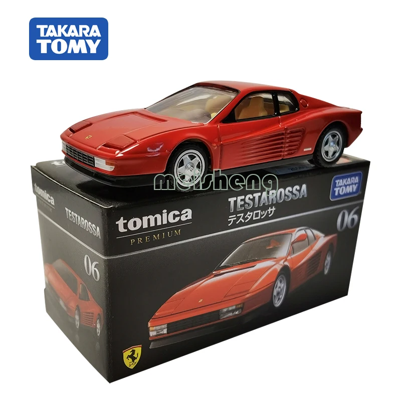 

TAKARA TOMY TOMICA Premium TP06 Testarossa Black Box Alloy Diecast Metal Car Model Vehicle Toys Gifts Collect Ornaments