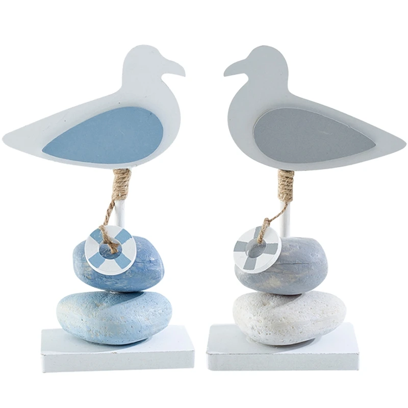 

Mediterranean Wooden Bird Nostalgic Decorations Soft Decorations for Home Living Room TV Cabinet Home Decor