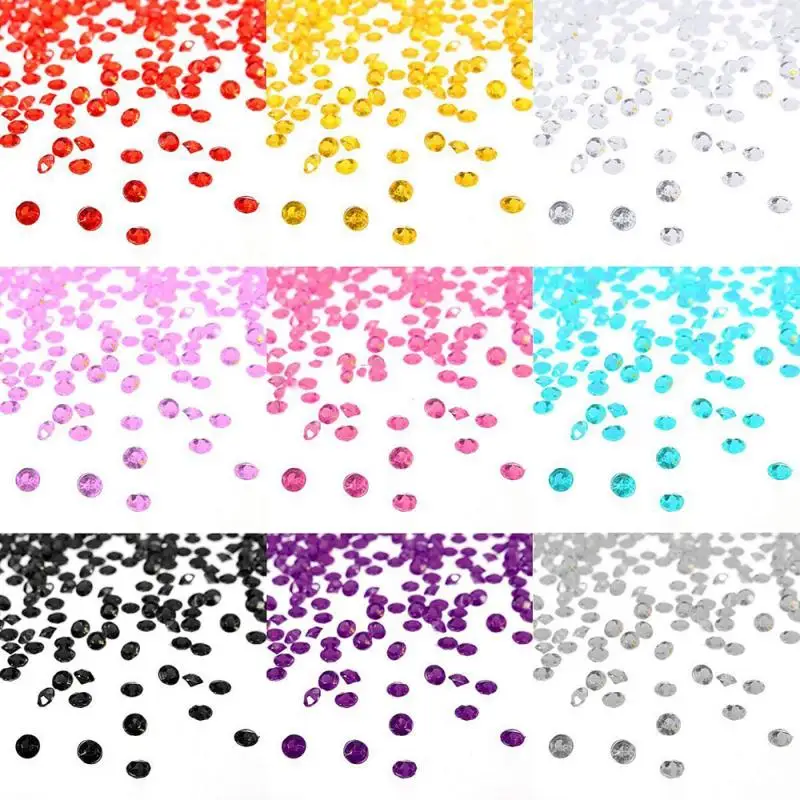 1000 шт. 4 5 мм акриловые кристаллы искусственный бриллиант конфетти сделай сам