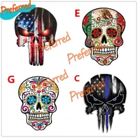 high quality mexico skulls funny creative decal motocross racing laptop helmet trunk wall vinyl car sticker die cutting