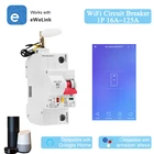 Умный автоматический выключатель EWeLink WiFi 1P для умного дома, защита от короткого замыкания MCB, работа с Amazon Alexa Google Home