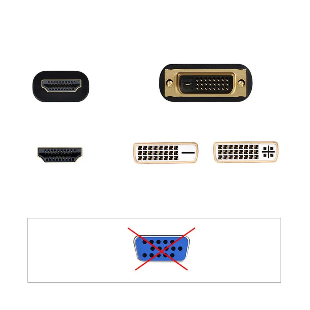HDMI-DVI 24 + 1 линия от компьютера к телевизору 1080P из медной плакированной стали 3D