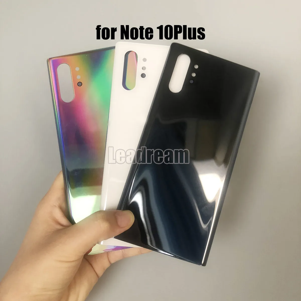 Задняя крышка батарейного отсека 50 шт./лот OEM стеклянная для Samsung Galaxy Note 10 Plus