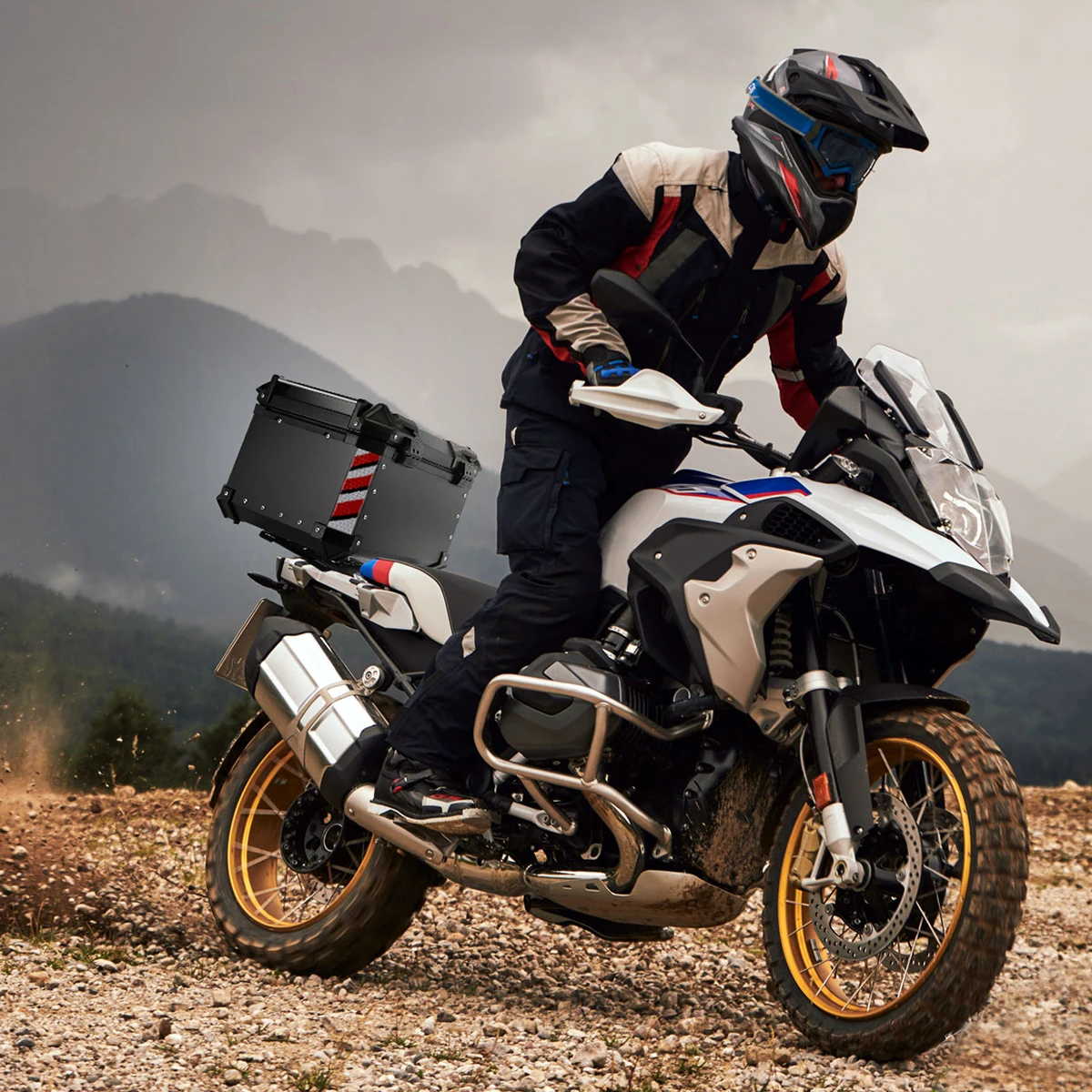 Чехлы на багажник для Мотоцикла BMW R1200GS R1250GS R 1250 GS алюминиевые чехлы с ЧПУ шлема