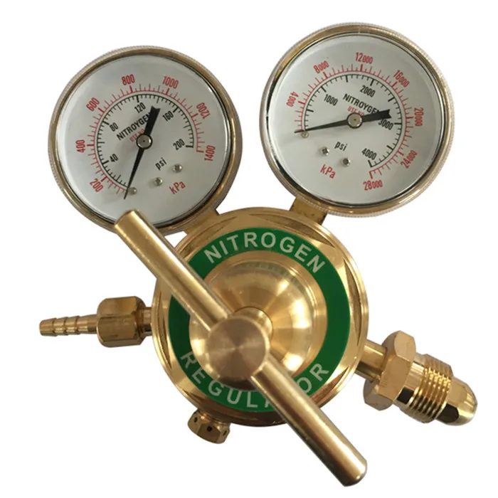 

Manufacturer Ningbo Zhejiang full brass nitrogen gas pressure regulator for welding