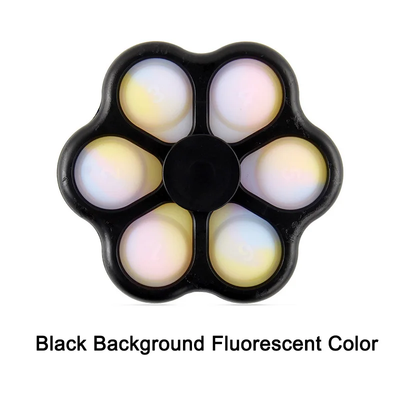 

Leisure Decompression Finger Rotating Gyro Toys Bubble Music Press Crisp Fingertip Toy Kids Desktop Board Game Gift XA67TQ